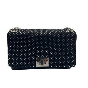 I.N.C. International Concepts Black Crystal Ajae Quilted Crossbody  -  NWT